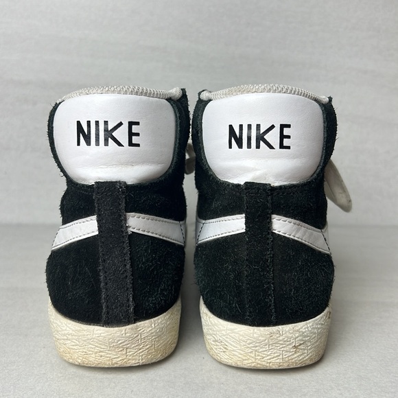 Nike Black Youth Blazer 77 Vintage Mid Suede High Top Sneakers - Picture 6 of 10